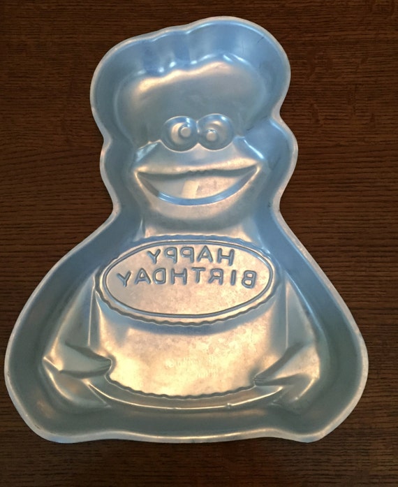 Vintage 1982 Cookie Monster Wilton Cake Pan Wilton Baking