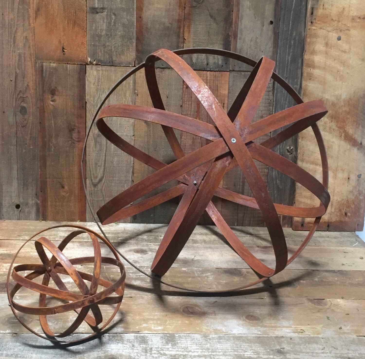 Steel Garden Sphere 36'' Extra Wide 1-1/2 inch wide