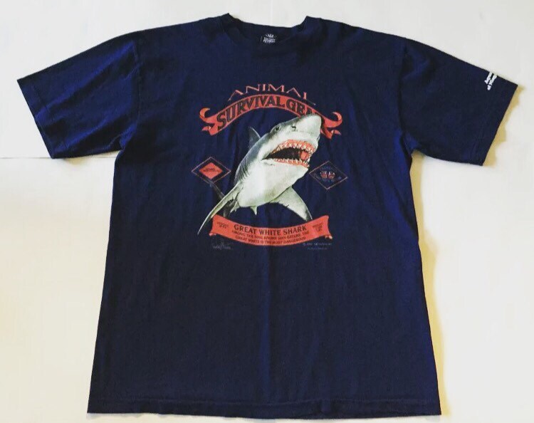 Vintage t-shirt L Great White shirt shark shirt shark tee