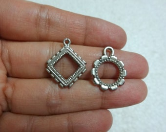 Toggle Clasps,Jewelry Findings,Textured Toggle Clasps - Assorted/Stock Clearance