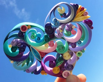 Quilled Paper Art: "Love is All Around"