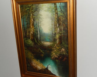 Original Oil Painting by Hans Wagner, 1973.