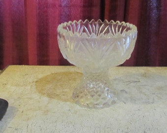 Cut glass Footed Bowl