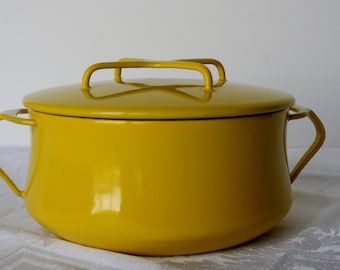 Jens Quistgaard Yellow Dansk Kobenstyle Dutch Oven