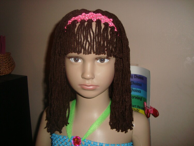 Dora the Explorer inspired Wig Headband Pink by LilCutieCreations