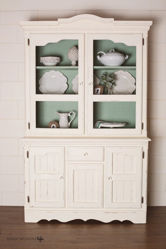 SOLD Newly Refurbished Buffet Hutch Sideboard Dresser