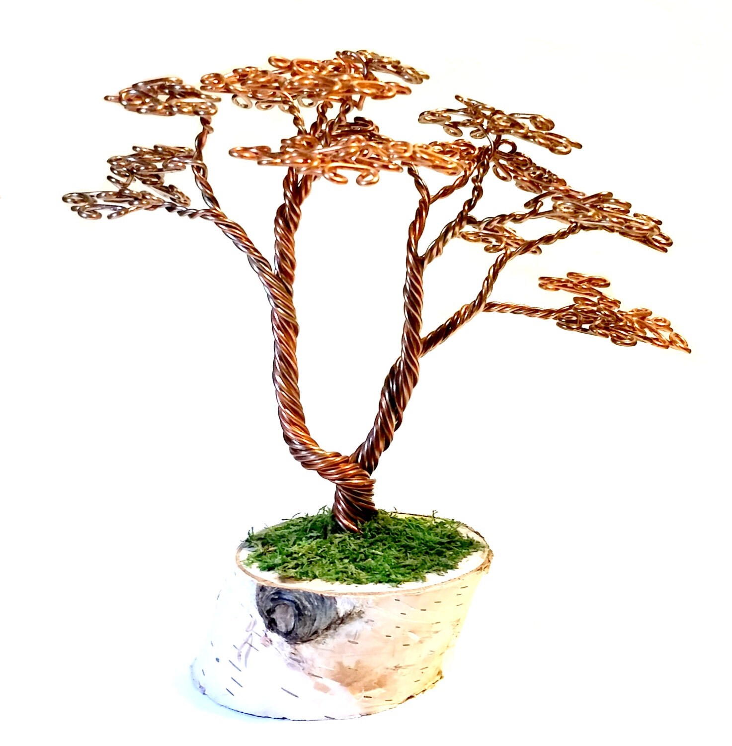 Tall Copper Wire Bonsai Tree by ABsArtisticCreations on Etsy