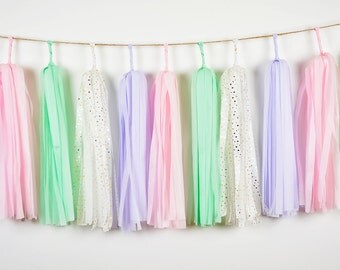 Ready-To-Hang Tassel Garlands Confetti and Balloons by GenWoo