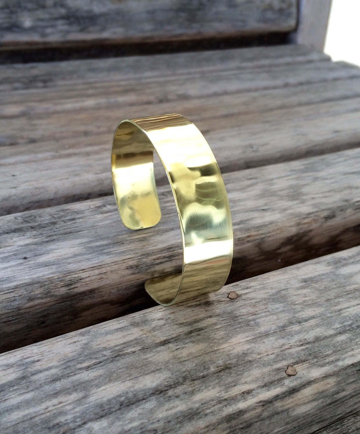 Hammered Brass Cuff Bracelet Customized Brass Cuff