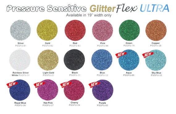 glitter sticky back plastic