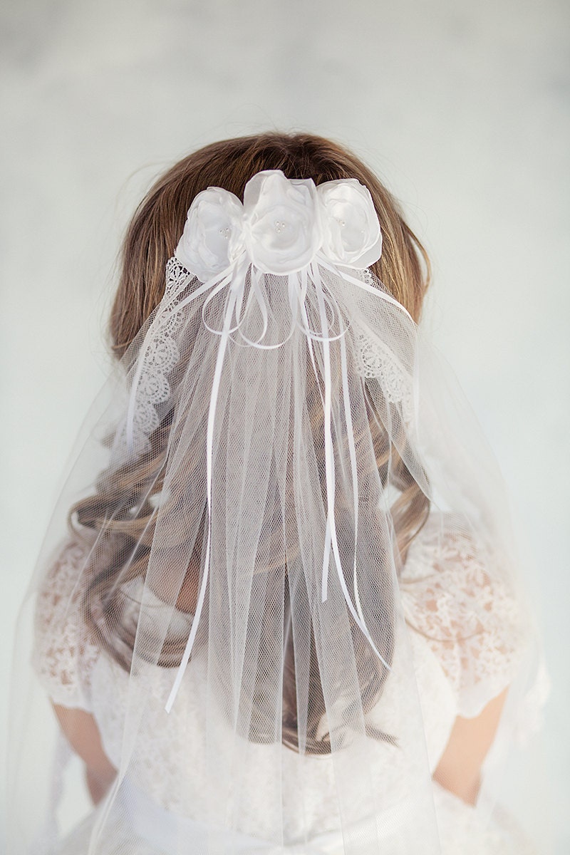 Girl's Veil Flower Girl Veil Bridal Veil Wedding