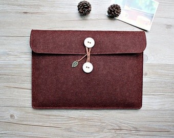 Gift felt Macbook Air 13 sleeve, Macbook 13 sleeve, Macbook 13 case, Macbook Air case, Macbook pro sleeve, Laptop sleeve laptop case 266