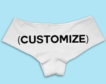 Personalized Panties. Personalized Underwear. Bride Underwear. Bride Panties. Bride Gift. Bridesmaid Gift. Personalized Panties.