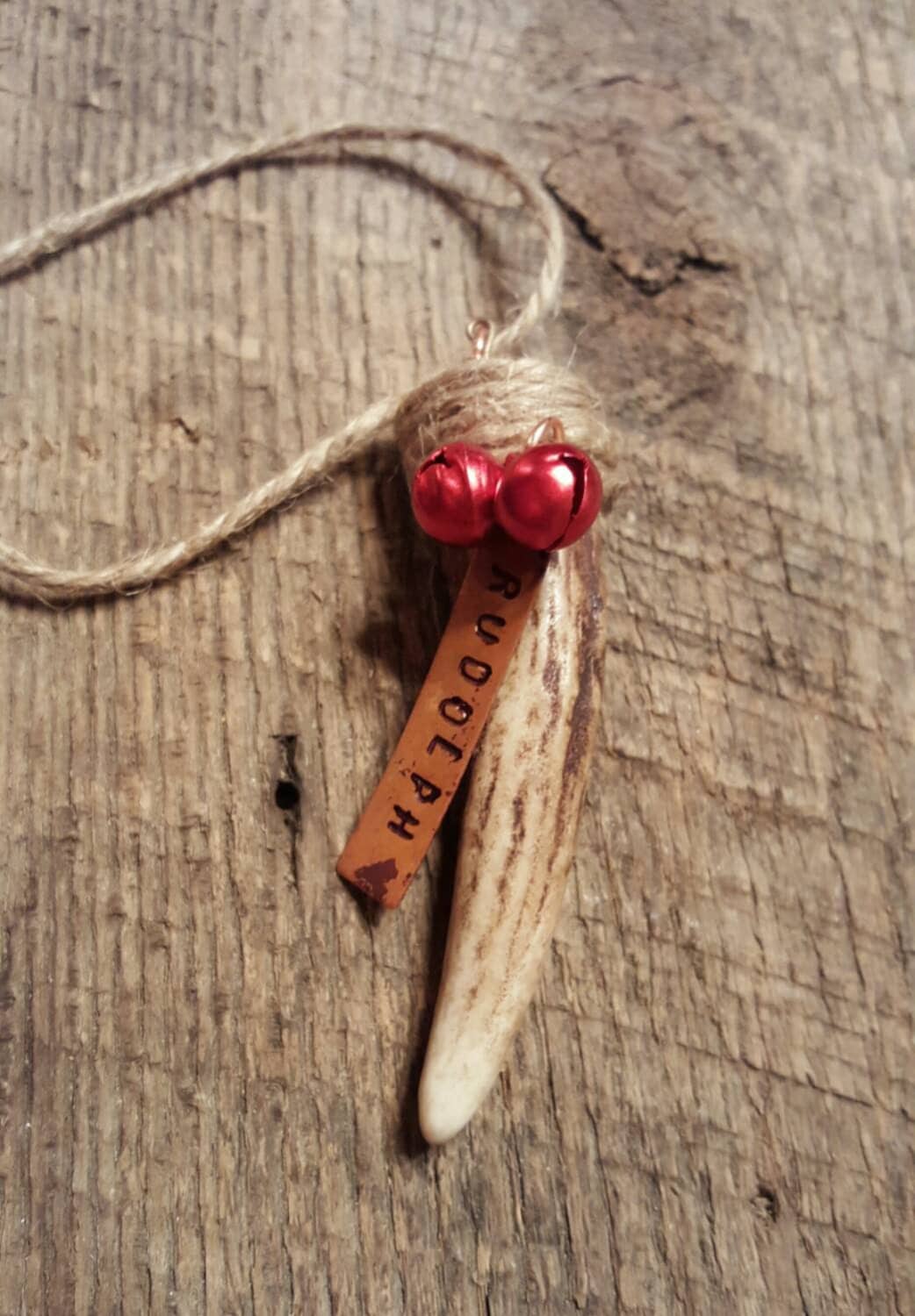 deer antler christmas ornament deer ornament by deer antler christmas ornament deer ornament by