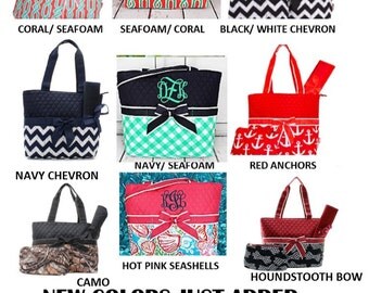 DIAPER BAGS --Monogrammed/ Baby Gift/ Baby Shower/ Boys/ Girls
