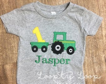 Tractor Birthday Shirt