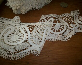 hand done lace antique lace yardage