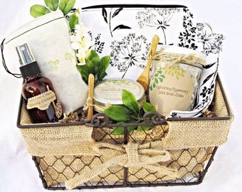 Anniversay Gifts, Spa Gift Set, Stress Relief, New Mom Gift, Coworker Gift, Gift Basket, Mom Gift, New Mom Gift Basket, Spa Gift Basket