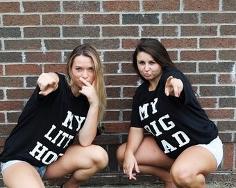 My Big Bad, My Little Hood Family Reveal T-shirts WITH PRINTED BACK