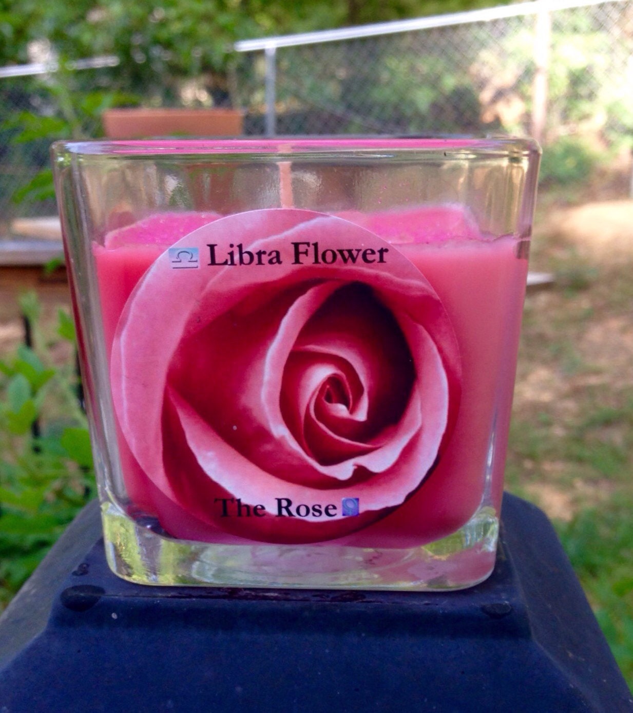 Libra Rose Zodiac CandlePrice Cut Rose by StarFlameCandles on Etsy