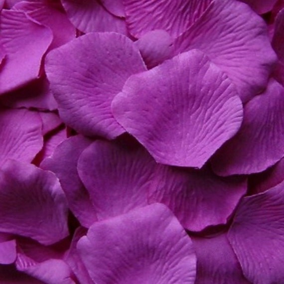 Orchid Silk Petals {Package of 100} //// Silk Flower Petals, Silk Rose