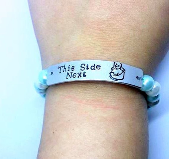 Nursing Breastfeeding Bracelet This Side Next Bracelet