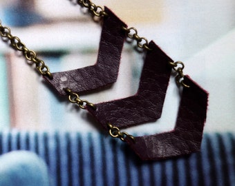 BOHO geometric necklace long
