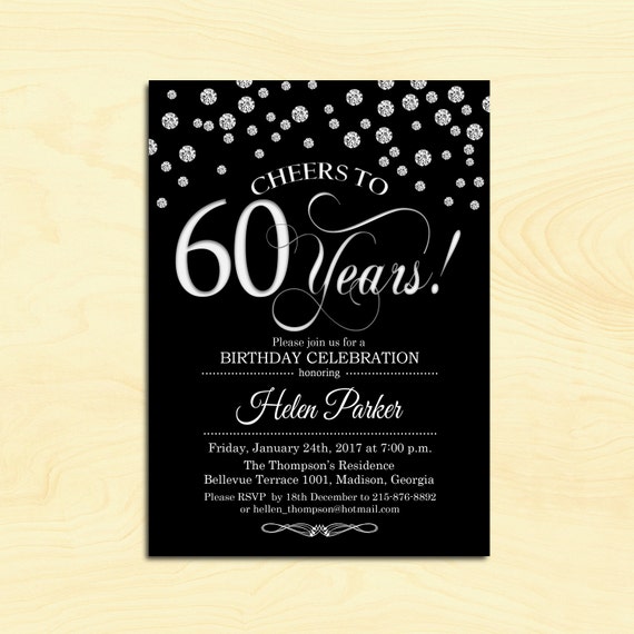 60 Years Invitation 4