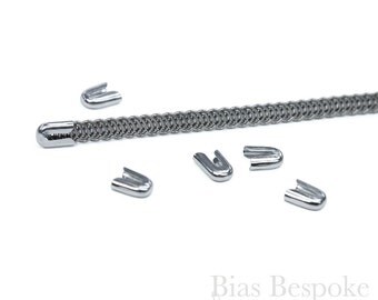 End caps for Spiral Steel Corset Boning, Set of 24