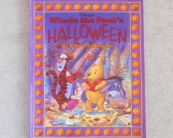 Winnie The Pooh's Halloween, Disney Book, Preschool Halloween Fun / Introduce Halloween to the Young Child / Pooh & Friends in Costume