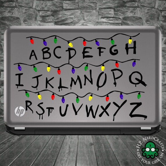 Stranger Things Lights Decal