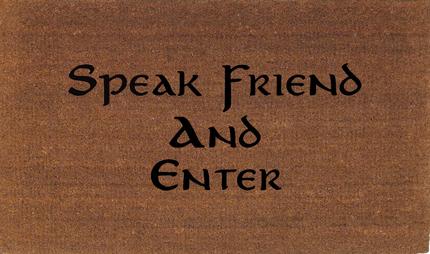 Speak Friend and Enter Lord of the Rings Door by FranklinandFigg