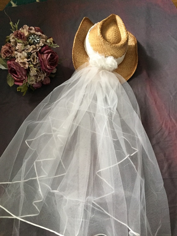 Cowgirl hat-Western cowboy-bride cowgirl hat-bride hat with