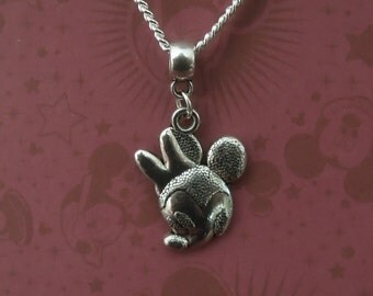Silver Minnie Mouse Necklace - Disney Necklace