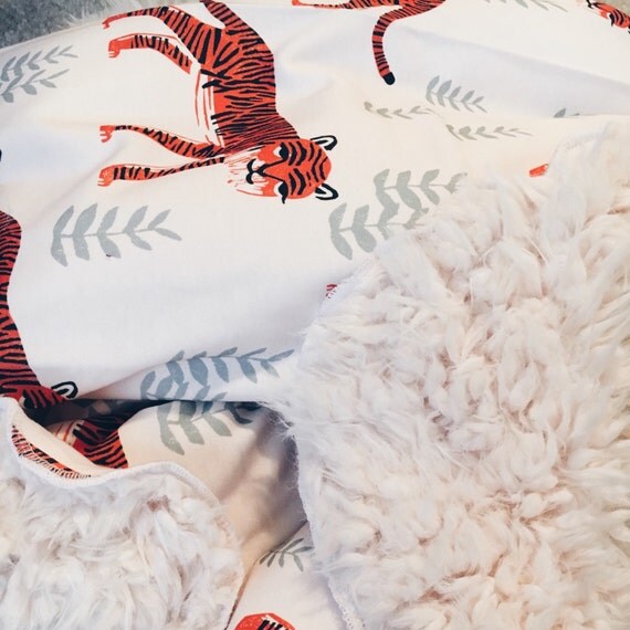 Faux Fur Blanket Baby Blanket Crib bedding Nursey by MauiBirdco