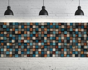 Wood Wall Art - Queen Headbord - Reclaimed Wood At