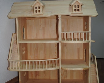 waldorf wooden doll house