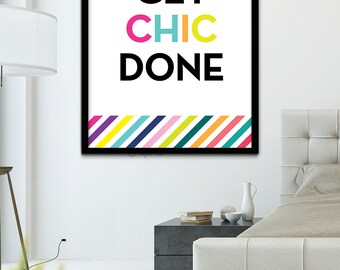 Chic Wall Art chic poster | etsy Chic Wall Art chic poster | etsy