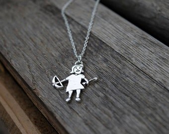Buffy The Vampire Slayer Necklace -Hush- Gile's drawing.