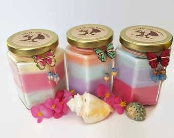 Soulmate Scents - 9 oz Soy Candle - Pick 3 Scents - Layered Soy Candle