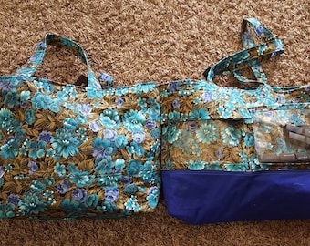 2 Custom Display Tote Bag/Purse Set