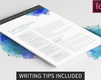 resume template 2 page indesign professional interview winning template cv template modern - Resume Template Indesign resume template 2 page indesign professional interview winning template cv template modern - Resume Template Indesign