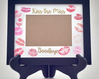 Kiss the Miss Goodbye Picture FRAME and MAT
