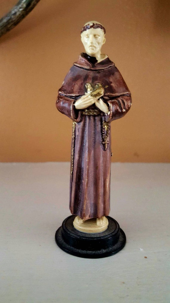 plastic st francis statue