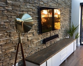 Handmade Reclaimed Wood TV Unit