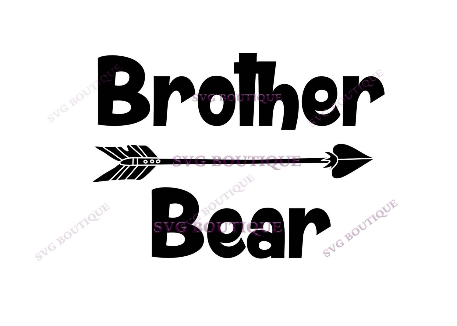 Download Brother Bear SVG Brother Cut File Vector Cutting File PNG