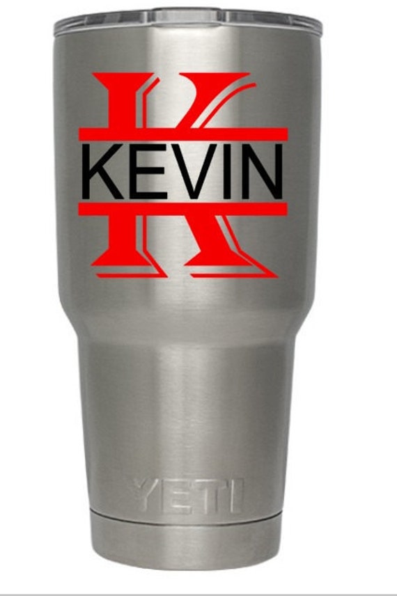 yeti cup with initials