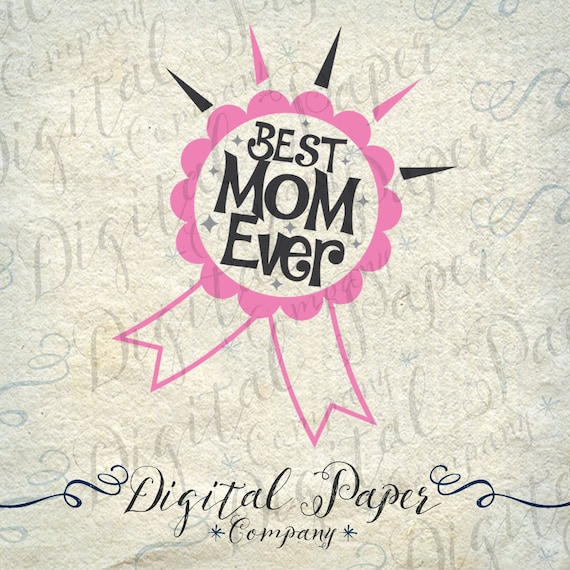 Download Best Mom Ever Mother's Day Ribbon PNG SVG by ...