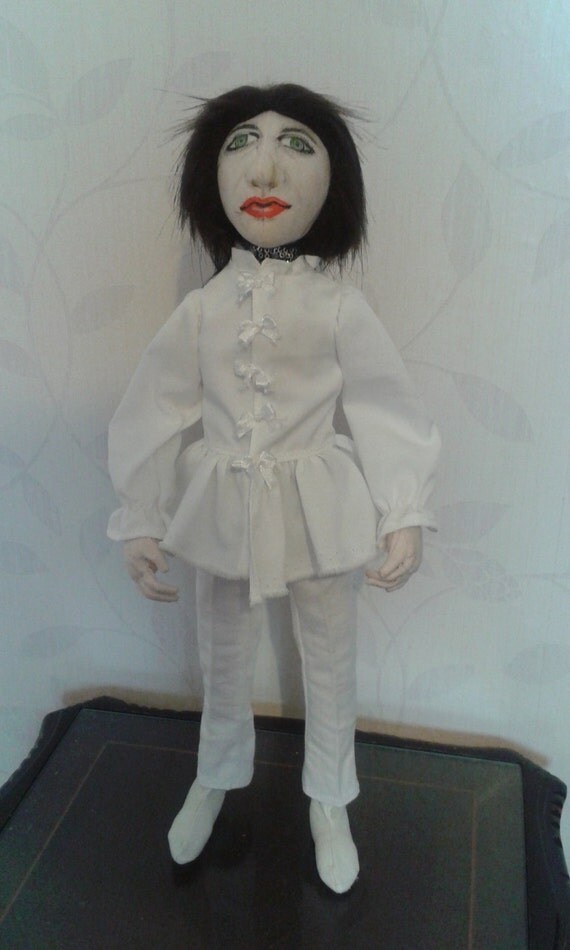 Items similar to Mick Jagger Art Doll on Etsy