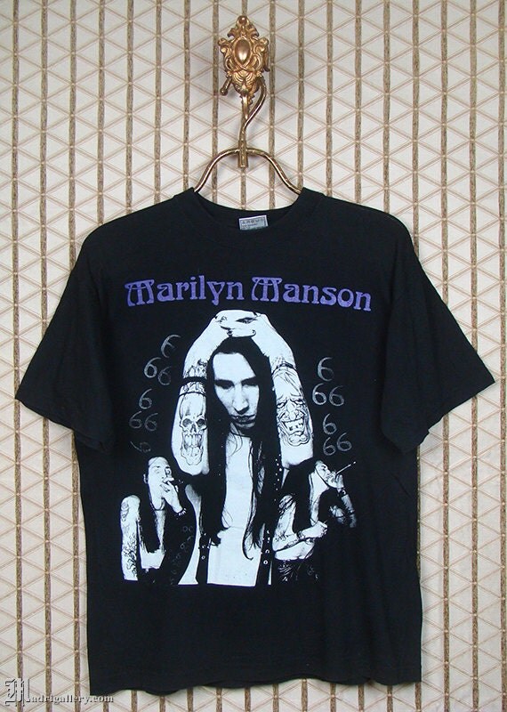 Marilyn Manson vintage & rare T-shirt black tee shirt Daisy